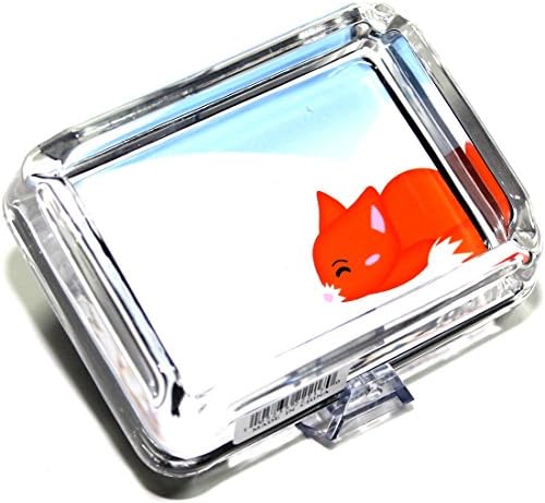 Fox Series 2 Glass Ashtray - Black Bottom - Unboxed