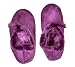 Purple Women's Slippers Fur Lined Suede