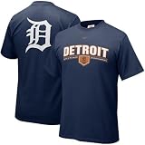 Nike Detroit Tigers Navy Blue Arched Date T-shirt