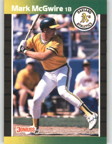 1989 Donruss # 95 Mark McGwire Oakland Athletics Baseball Card