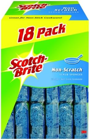 Scotch-Brite 3M Non-Scratch Scrub Sponges - 18-Count