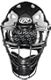 Rawlings Coolflo Adult Catchers Helmet (Silver)