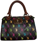 Women’s US Polo Assn Purse Handbag Satchel Revival Brown thumbnail