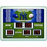 14"x19" Scoreboard/Clock/Therm (Comm.)-NY Yankees