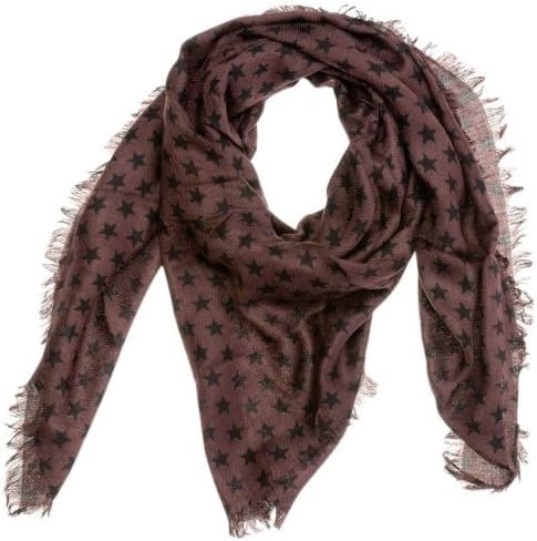 LEBIG Girls' Scarf - Purple Star - One Size