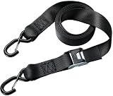 Master Lock 6-Foot-by-2-Inch Spring Clamp Tie Downs with PVC Grip and Retention Hooks #3065DAT