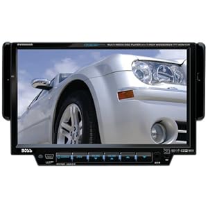 Boss BV8966B In-Dash 7" DVD/MP3/CD Receiver with USB SD Card Bluetooth and Front Panel AUX Input