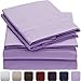 Mellanni King Sheets Set - 4 PC Iconic Collection Bedding - Hotel Luxury, Extra Soft, Cooling Bed Sheets - Wrinkle, Fade, Stain Resistant (King, Violet)