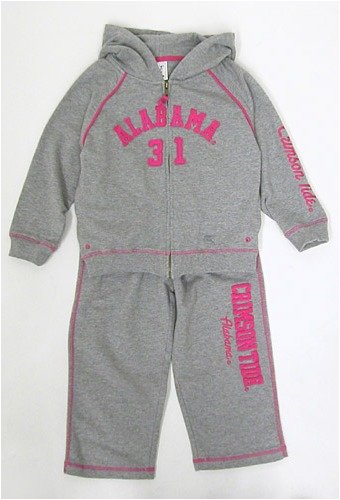 Buy Alabama Crimson Tide Girl's Toddler Hoodie Pants Set by Colosseum