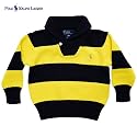 [ポロ ラルフローレン]Polo RalphLauren Striped Shawl Sweater /ショールカラー ボーダー ニット セーター 18ヶ月 90cm