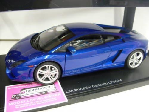 LAMBORGHINI GALLARDO LP560-4 in MONTEREY/BLUE Diecast Model Car in 1:18 Scale by AUTOart by Auto Art Diecast Model Cars