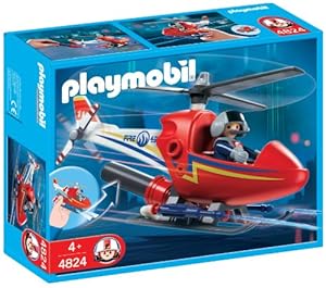 Playmobil 626122 - Bomberos Helicóptero Incendios