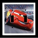 Disney Pixar Cars Double Toggle Switchplate Wall Switch Plate