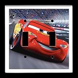 Disney Pixar Cars Double Toggle Switchplate Wall Switch Plate