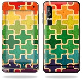 Protective Vinyl Skin Decal Cover for Motorola Droid 3 Android Smart Phone Cell Phone - Color Swatch by 