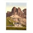 Grodnerjoch hospice and Sella Tyrol Austro-Hungary, c. 1890s, S-UNF