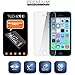 iPhone SE Screen Protector, iPhone 5 Screen Protector - TechZoo iPhone 5S 5 5C Glass Screen Protector - [Tempered Glass] 99% Touch-Screen Accurate, for Apple iPhone 5 / 5S / 5C
