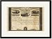 Black Framed/Matted Print 17x23, Delaware and Raritan Canal Company