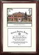 Eastern Michigan University Scholar Scholar Mahogany Framed Lithograph w/Diploma Opening