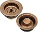 Antique Copper Kitchen Sink Strainer Drain & Stopper