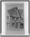 Historic Print (L): [Birthplace of German dramatist Friedrich Schiller in Marbach am Neckar]