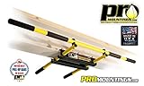 Promountings.com I-Beam Straight Pull Up Bar / Chin Up Bar - (Yellow Long Bar with Straight Ends)