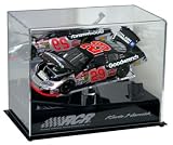 Kevin Harvick 1/24th Die Cast Display Case with Platform and Piece of Race Used Tire