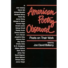 American Poetry Observed: Poets on Their Work