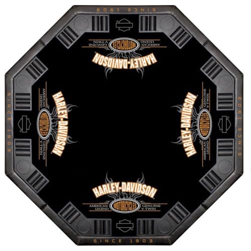HarleyDavidson® 674 Folding Poker Table Top Sports