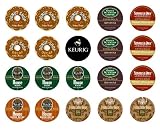 Crazy Cups Bold Not Burnt Sampler, K-Cup Portion Pack for Keurig K-Cup Brewers (Pack of 20)
