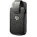 BlackBerry ACC-60088-001 Leather Swivel Holster Case for Blackberry Classic Q20 - Retail Packaging - Black