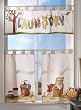 3 Pc. Laundry Room Window Curtain Valance Set by Winston Brands