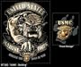 Black Ink - Usmc Bulldog T-shirt (2XL)