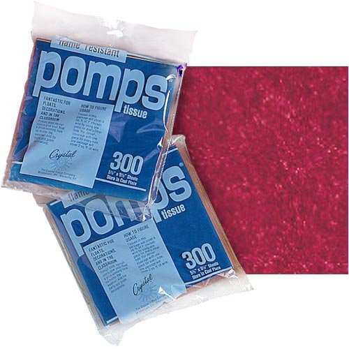 Childrens Toyshop  Sporting Goods : Pomps Tissue Squares Maroon