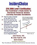 Review TotalRecall Press  / Insiderschoice to Cfa 2006 Level I Certification: The Candidate's Study Guide to Chartered Financial Analyst Learning Outcome Statements (With Download Exam)
