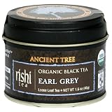 Rishi Tea Organic Earl Grey Loose Tea, 1.6-Ounce Mini-Tin (Pack of 4)