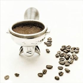 photographie caff� macchiato (Coffeebeans, coffee, highkey) est disperible en (L x H): 30 x 30 cm...