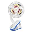 Sunshine Kids Stroller Fan, White/Blue