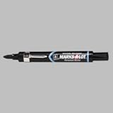 Avery(R) Marks-A-Lot(R) Permanent Bullet Tip Markers, Black, Pack Of 12