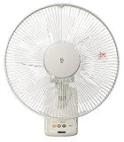 YAMAZEN 30cm壁掛扇 リモコンナチュラルホワイト WX-A30-NW