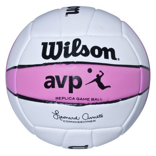 Wilson AVP Replica Game Ball Volleyball(Pink)