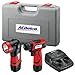 AcDelco ARD847L Cordless 8V Li-ion Drill/Driver Set Combo Kit with Case, LED Work Light, 2-Port Charger, and 2 Batteries