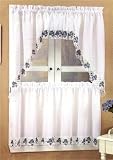 Review linens4less.com  / Blueberries Kitchen Curtain - Insert Valance