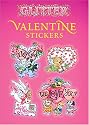 Glitter Valentine Stickers