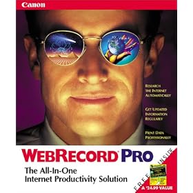 Click here to buy WebRecord Professional by Canon Software Publishing.