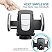 Karakao Windshield Magnetic Universal Car Mount Holder for Smartphones including iPhone 6, 6S- Black