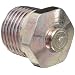 Alemite 317400 Pressure Relief Fitting, Straight, 1/4 - 1 psi Relief Pressure, OAL 1/2", Shank Length 19/64", Hex Size 7/16", 1/8" PTF SAE
