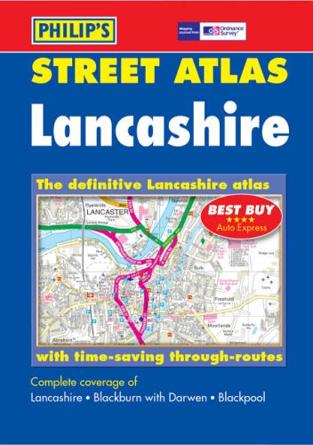 City Travel Guides Discounted  Books : Ordnance Survey/Philip's Street Atlas Lancashire (Street Atlas)