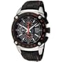Seiko Men's SPC039P2 Sportura Flyback Chronograph Grey Dial Black Leather Watch