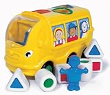 Wow - Sidney School Bus Friction Powered Shape Sorter Bus